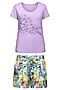 Пижама (Шорты+Футболка) PELICAN (Lavender) PTH683 #111425