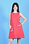 Платье Старые бренды (Красный) П 551 #126219