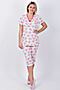 Пижама Старые бренды (Розовый принт) Д 59 #126669