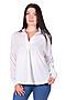 Блуза Старые бренды (Крапинка на белом) Ф 257 #138001