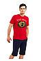 Комплект (футболка+шорты) CLEVER (Красный/т.синий) МНР491312/2maxi #170972