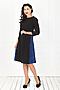 Платье LADY TAIGA (Черный, синий) П1101-13 #173467