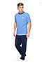 Комплект (брюки+футболка) CLEVER (Св.синий/т.синий) MHP570121 #176021