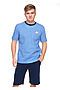 Комплект (шорты+футболка) CLEVER (Св.синий/т.синий) MHP570111 #176024