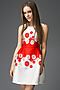Платье MERSADA (Белый, красный) 96647 #203094