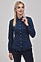 Блуза MARIMAY (Темно синий) 020321-3 #229669