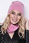Комплект (Шапка+шарф) BELLOVERA (Розовый) 46А1126 #238480