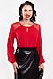 Блуза LADY TAIGA (Красный) Б1860 #265520