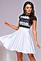 Платье 1001 DRESS (Белый\черный) 0122001-02437WH #270242
