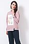 Блуза MODELLOS (Пыльно-розовый) Б-284/3 #271259
