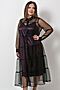 Платье MODELLOS (Фиолетовый/черный) П-613/2 #271293