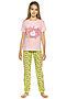 Пижама(Футболка+брюки) PELICAN (Розовый) WFATP4228U #282607