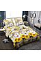 Комплект постельного белья 2-спальный AMORE MIO (Белый/ Желтый/ Бежевый) 21508 #287168