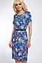 Платье FIFTYPATES (Синий/цветы) 100-012-3 #30430