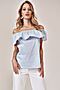 Блуза VITTORIA VICCI (Голубой,белый) 1-21-1-4-01-6636 #407809