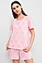 Пижама MARK FORMELLE (Сердца глиттером на розовом) 21-10885ПП-0 #407939