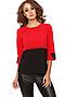 Блуза TUTACHI (Красный/Черный) 45771 #59659