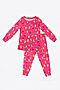 Пижама MARK FORMELLE (Розовый в гирлянды) 21-10695ПП-1 #669039