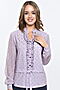 Блуза BRASLAVA (Розовый, Синий) 156-24/24 #700100