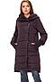 Утепленное пальто DIZZYWAY (Баклажан) 17418 #70200