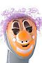 Карнавальная маска BONNA (Оранжевый) Е3048 #713690