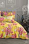 Комплект постельного белья 1,5-спальный TEIKOVO (Жёлтый, Розовый) 724883 #715884
