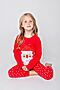 Пижама CROCKID SALE (Насыщенно-красный,зимний снег) #724553