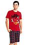 Костюм (шорты+футболка) CLEVER (Красный/т.синий) MHP410812/1 #726975