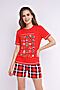 Костюм (футболка+шорты) CLEVER (Красный/т.синий) LP11-933/1 #727547