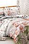 Комплект постельного белья 1,5-спальный AMORE MIO (Бежевый/Розовый) 23185 #729367