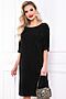 Платье LADY TAIGA (Мерцающий черный) П2962 #730110