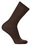 MY Носки мужские классические MSC008 (30/300) (Темно-коричневый) #732963