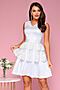 Платье 1001 DRESS (Белый) 0142101-01282WH #740906