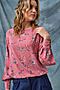 Блуза REMIX (Розовый, цветы) 6778/1 #772427