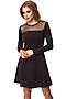 Платье GLOSS (Черный) 20348-01 #77332