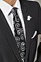 Галстук классический галстук мужской фактурный с принтом пейсли в деловом... SIGNATURE 300102 #782998