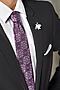 Галстук классический галстук мужской фактурный с принтом в деловом стиле... SIGNATURE 300169 #783917