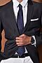 Галстук классический галстук мужской в рубчик галстук однотонный в деловом... SIGNATURE (Темно-синий,) 299933 #783933