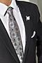 Галстук классический галстук мужской фактурный с принтом в деловом стиле... SIGNATURE 300096 #783981