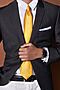 Галстук классический галстук мужской в рубчик галстук в деловом стиле "Игроки" SIGNATURE (Абрикосовый,) 299826 #783984