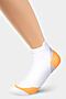 Носки CLEVER (Белый/оранжевый) S139 #797984