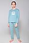 Пижама CROCKID SALE (Пыльно-голубой,ромашки) #807091