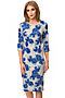 Платье FIFTYPATES (Синий/цветы) 2-136-8 #80711