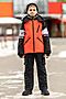 Комплект (Куртка+Брюки) BATIK (Оранжевый/черный/белый) 145-23з-1 #807353