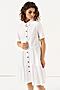 Платье PANDA (Белый) 138980W #835198