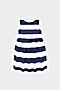 Платье CROCKID (Черно-синяя полоска) #859784