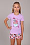 Пижама с шортами ПД-009-027 НАТАЛИ (Светло-сиреневый) 41905 #915633