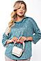 Блуза "Казимира" LADY TAIGA (Изумруд/меланж) Б7473 #924526