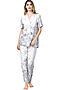 Пижама REINA (Цветочный_принт) 3405Пиж #925211