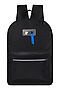 Рюкзак MERLIN ACROSS (Черно-синий) G703 #925687